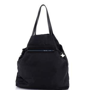 Prada Belted Logo Tote Tessuto Large #242689P91B